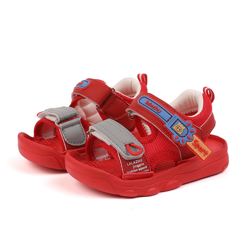 Lara Pig Summer Male Baby Functional Toddler Shoes Baby Non-Slip Sandals Female Toddler Sports Shoes - Mubimart -  