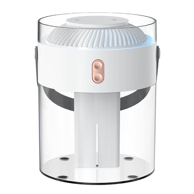 Large Capacity Double Spray Humidifier 2.6L Ambience Light Commercial Portable Water Replacement - Mubimart