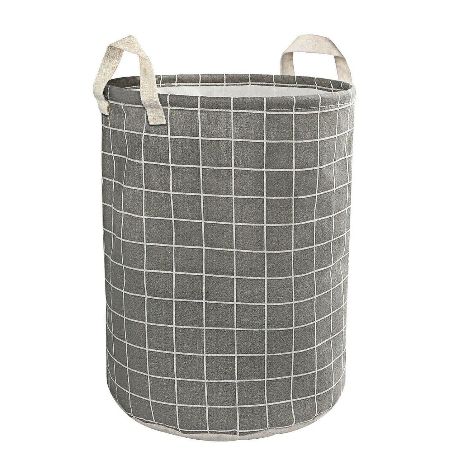 Large Foldable Storage Laundry Hamper Clothes Basket Washing Bag Bin Organizer - Mubimart