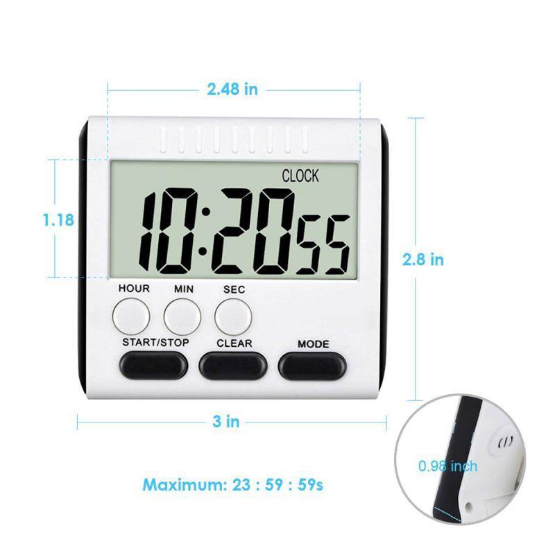 Large Screen Digital Timer Kitchen Timer Kitchen Digital Timer - Mubimart