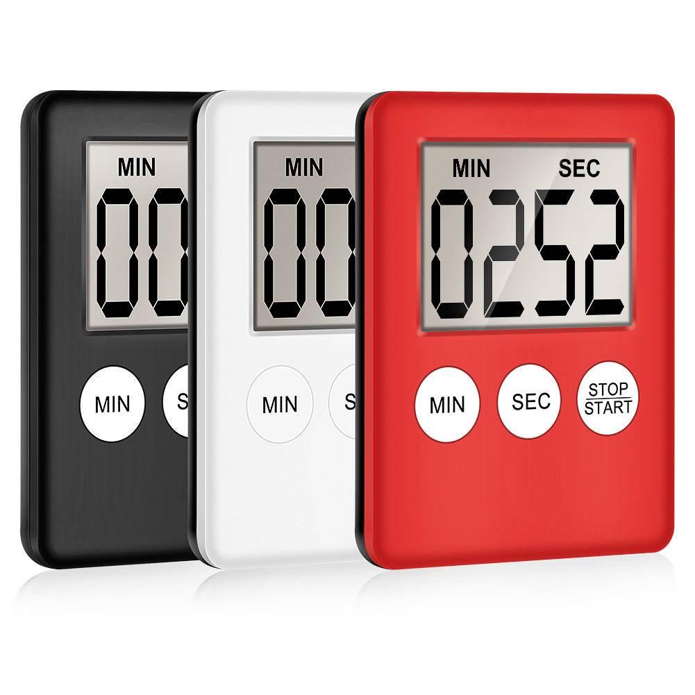 Large Screen Display Ultra-Thin Timer Color Mini Kitchen Digital Timer - Mubimart