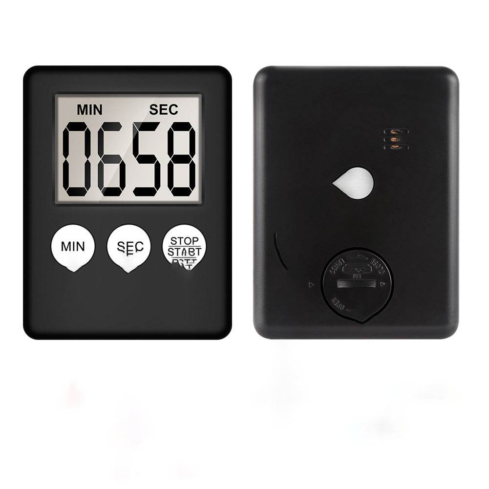Large Screen Display Ultra-Thin Timer Color Mini Kitchen Digital Timer - Mubimart