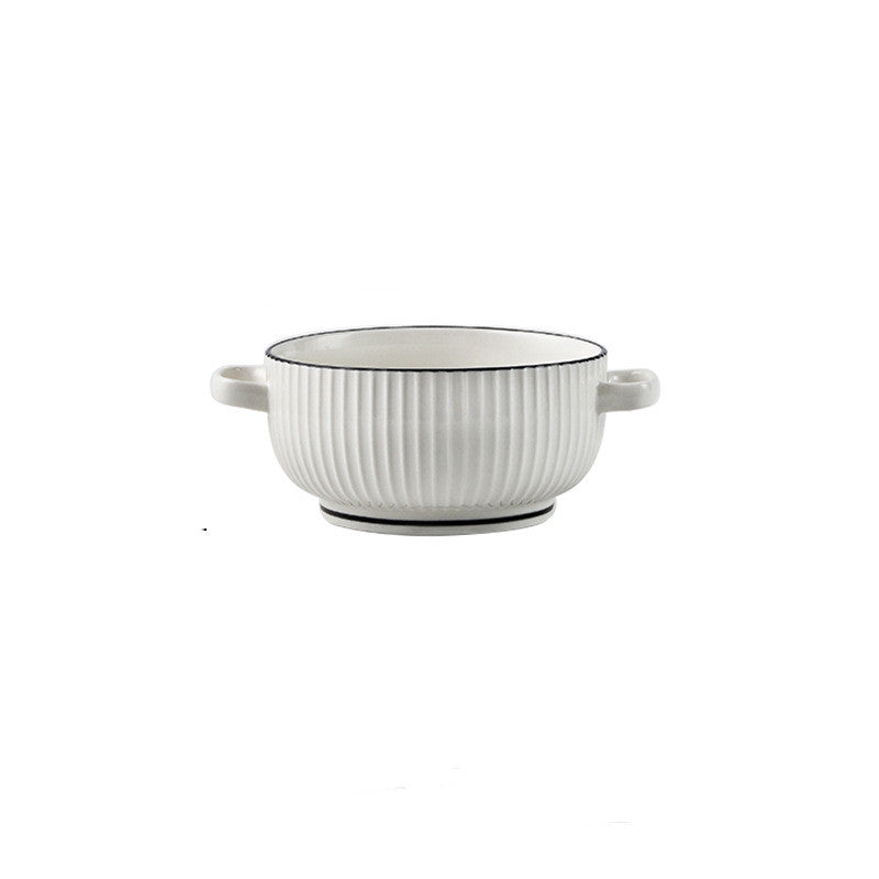 Large Soup Bowl Household Binaural Soup Bowl Noodle Bowl - Mubimart -  