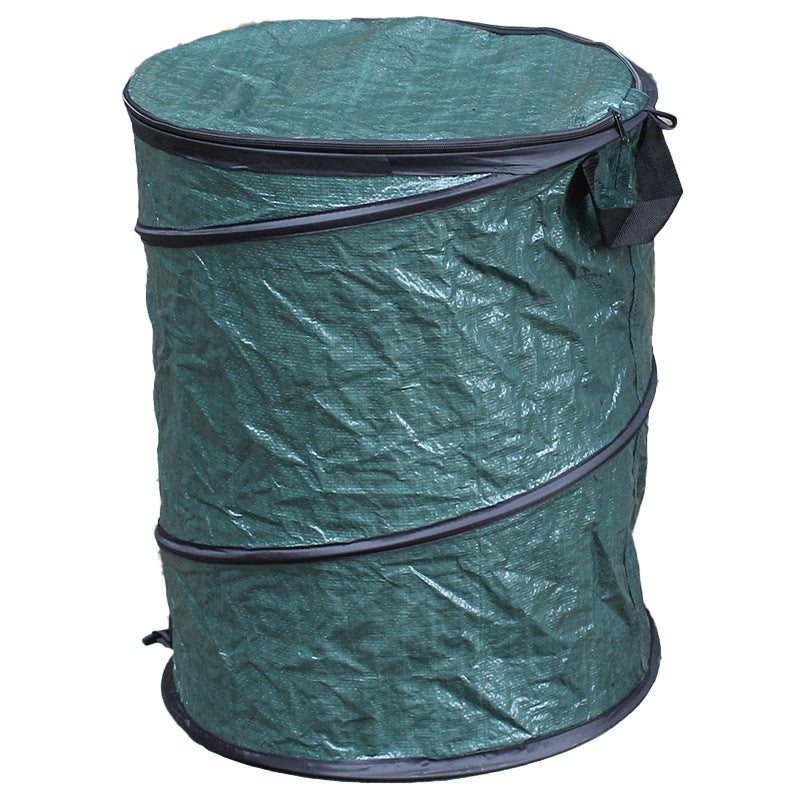 Large-capacity 250L Trash Bag Round Bucket For Cleaning Garden Leaves - Mubimart -  