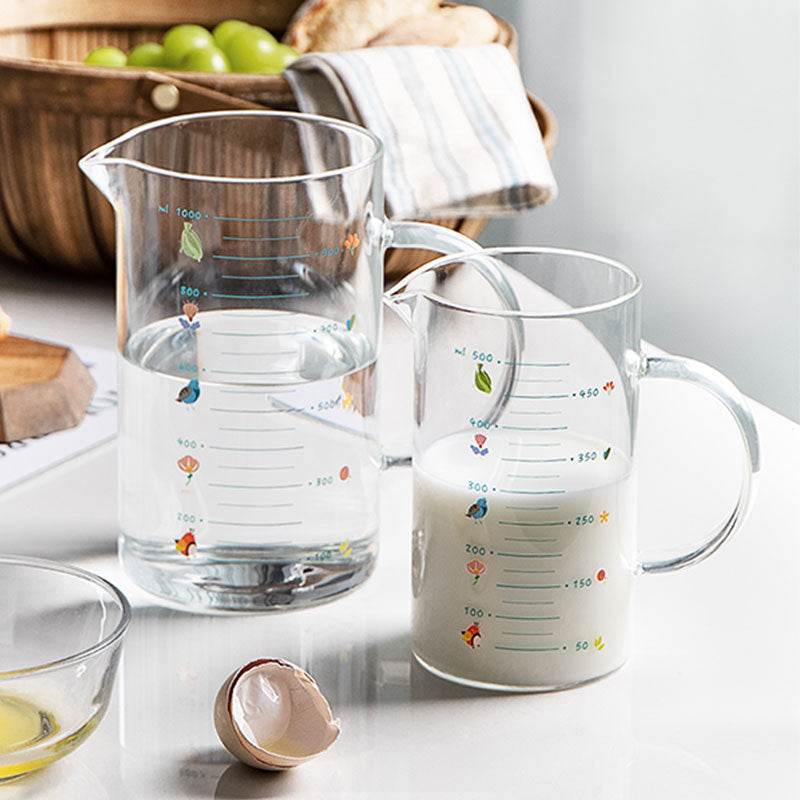 Large-capacity Garden Measuring Cup Kitchen Baking Measuring Tool With Graduated Glass - Mubimart