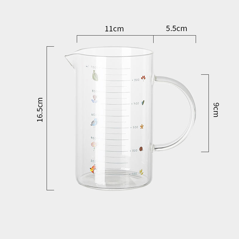 Large-capacity Garden Measuring Cup Kitchen Baking Measuring Tool With Graduated Glass - Mubimart -  