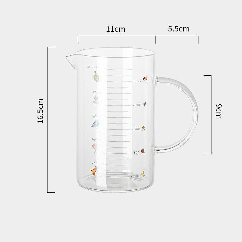 Large-capacity Garden Measuring Cup Kitchen Baking Measuring Tool With Graduated Glass - Mubimart