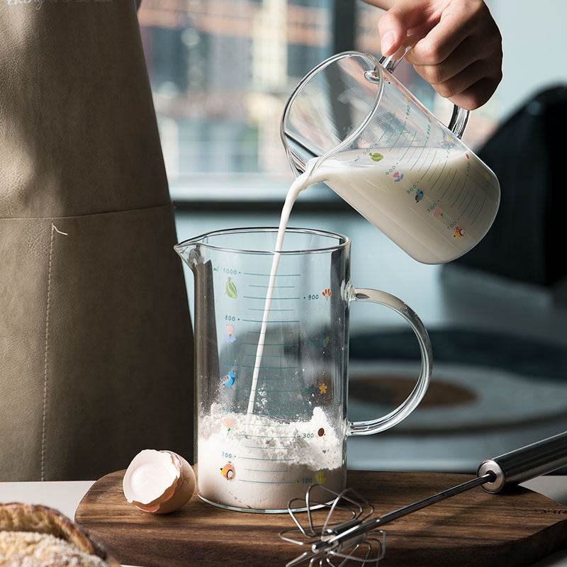 Large-capacity Garden Measuring Cup Kitchen Baking Measuring Tool With Graduated Glass - Mubimart