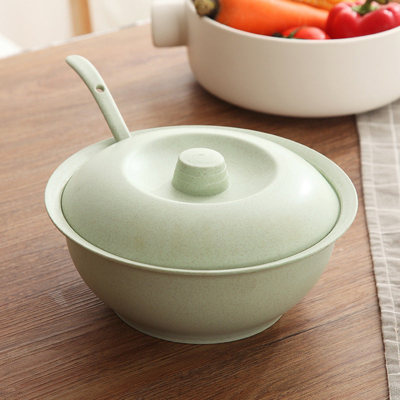 Large soup bowl with lid - Mubimart -  