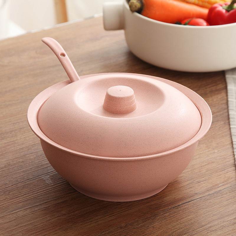 Large soup bowl with lid - Mubimart