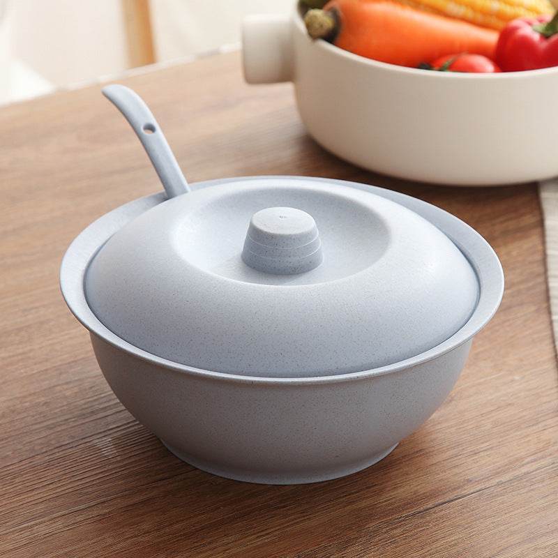 Large soup bowl with lid - Mubimart
