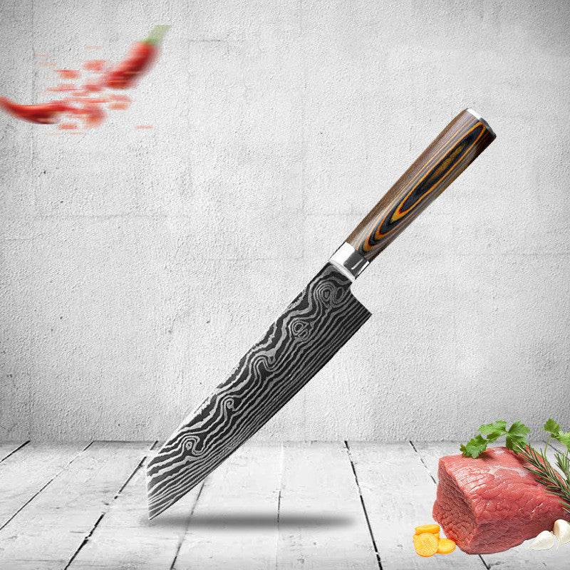 Laser Pattern Knife Fruit Knife Chef Knife Slicing Knife - Mubimart