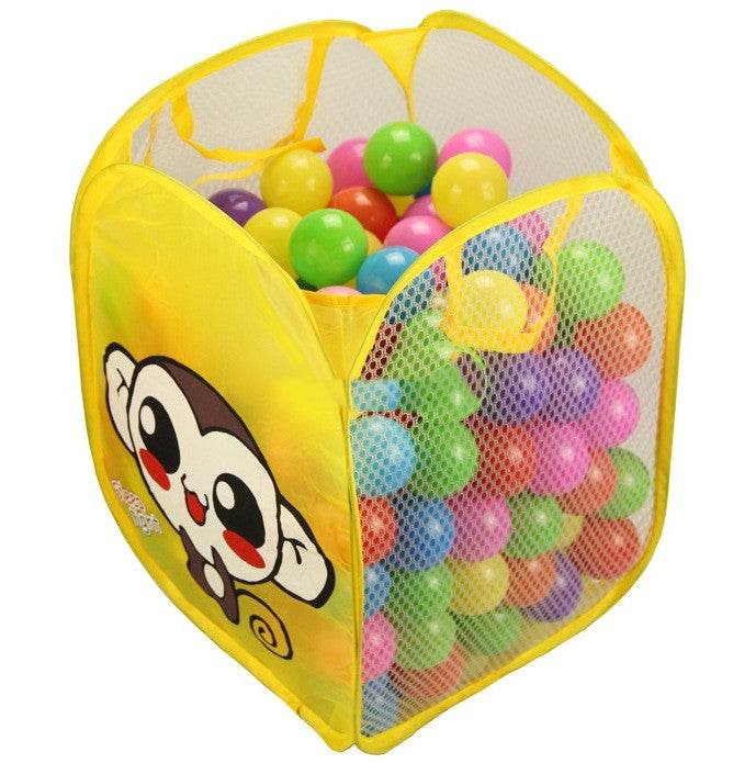 Laundry Bag Pop Up Mesh Washing Foldable Laundry Basket Bag Bin Hamper Storage Net Storage Basket Toys Sundry Receive Bag - Mubimart