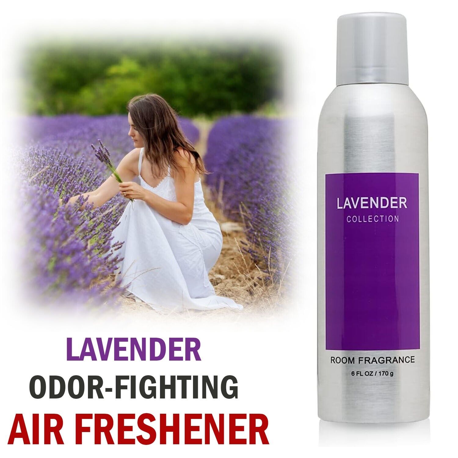 Lavender Air Freshener Spray Room Fragrance Concentrated Spray For Every Room - Mubimart -  