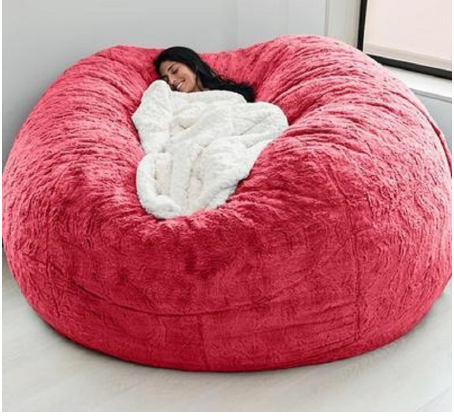 Lazy Sofa Bean Bag Chair Foam Furniture Bean Bag - Mubimart -  