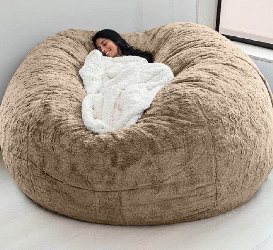 Lazy Sofa Bean Bag Chair Foam Furniture Bean Bag - Mubimart
