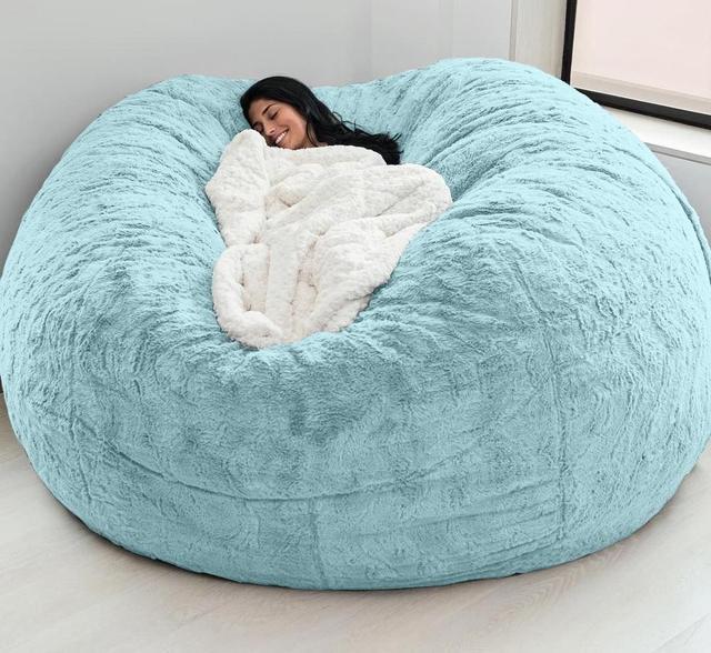 Lazy Sofa Bean Bag Chair Foam Furniture Bean Bag - Mubimart -  