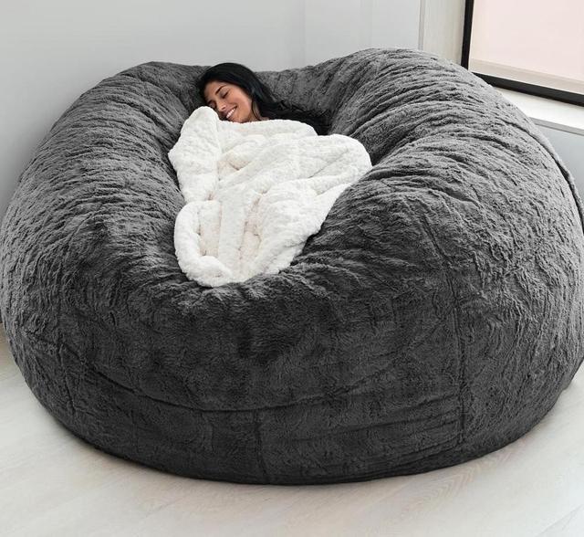 Lazy Sofa Bean Bag Chair Foam Furniture Bean Bag - Mubimart -  