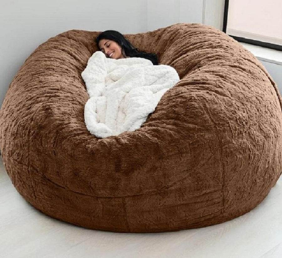 Lazy Sofa Bean Bag Chair Foam Furniture Bean Bag - Mubimart