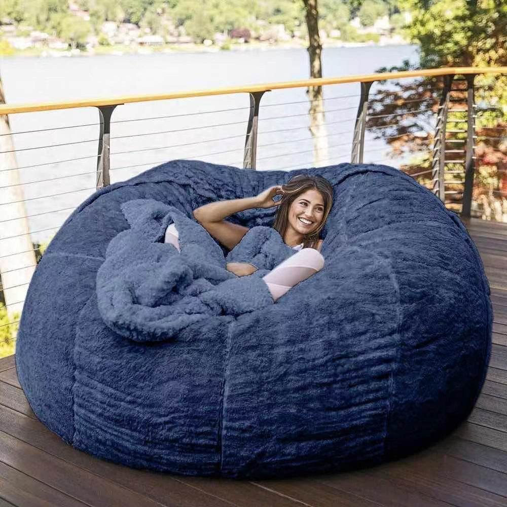Lazy Sofa Bean Bag Chair Foam Furniture Bean Bag - Mubimart
