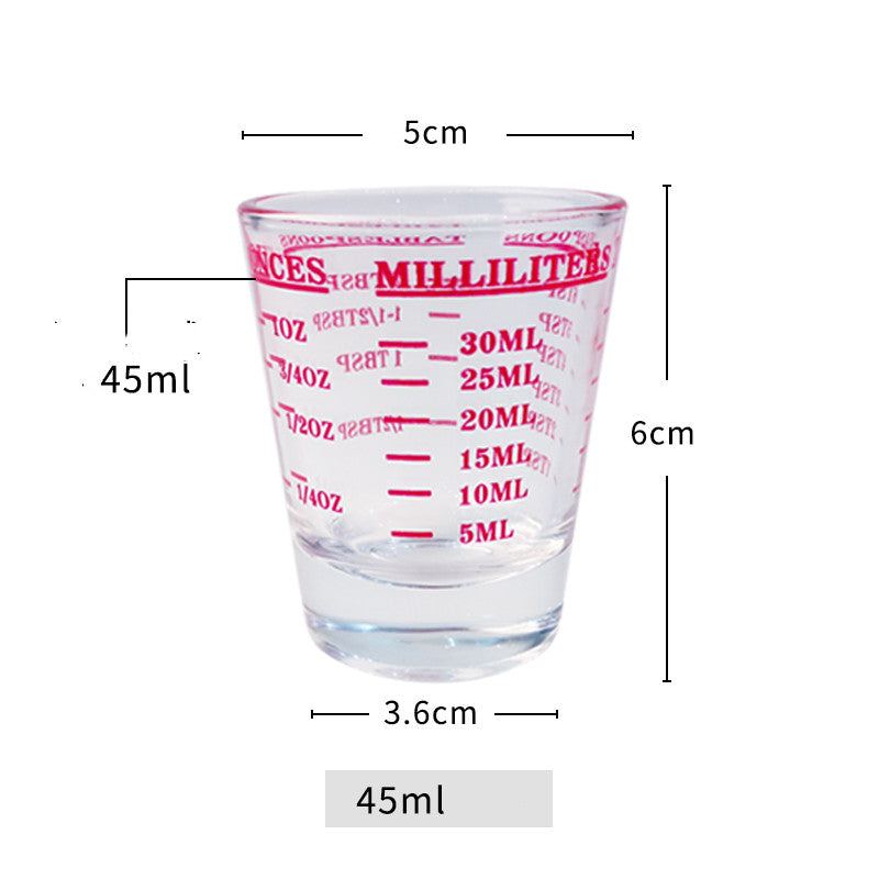 Lead-free Italian Glass Graduated Measuring Cup - Mubimart -  