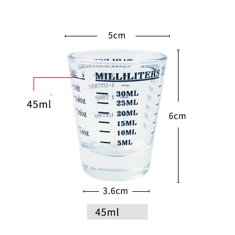 Lead-free Italian Glass Graduated Measuring Cup - Mubimart