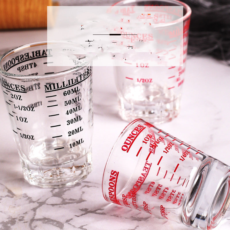 Lead-free Italian Glass Graduated Measuring Cup - Mubimart -  