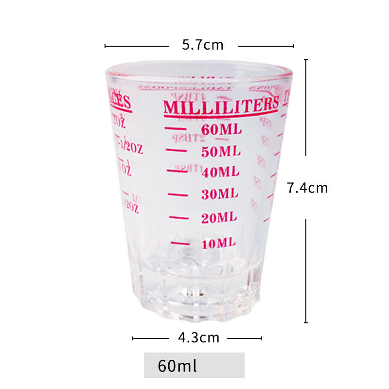 Lead-free Italian Glass Graduated Measuring Cup - Mubimart -  