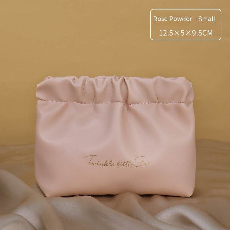 Leather Large Capacity Travel Toiletry Bag - Mubimart