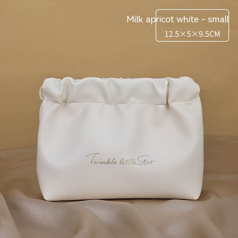 Leather Large Capacity Travel Toiletry Bag - Mubimart