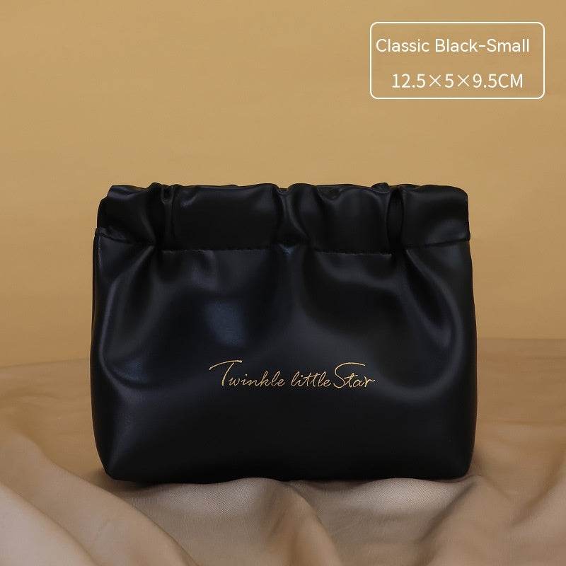 Leather Large Capacity Travel Toiletry Bag - Mubimart