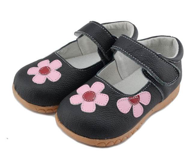 Leather Shoes Korean Princess Shoes Single Shoes Cowhide Children'S Shoes Baby Shoes - Mubimart