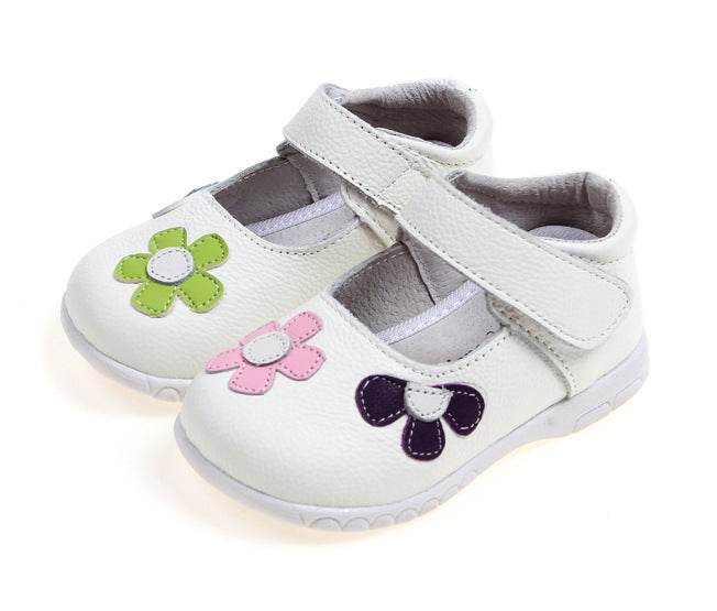 Leather Shoes Korean Princess Shoes Single Shoes Cowhide Children'S Shoes Baby Shoes - Mubimart