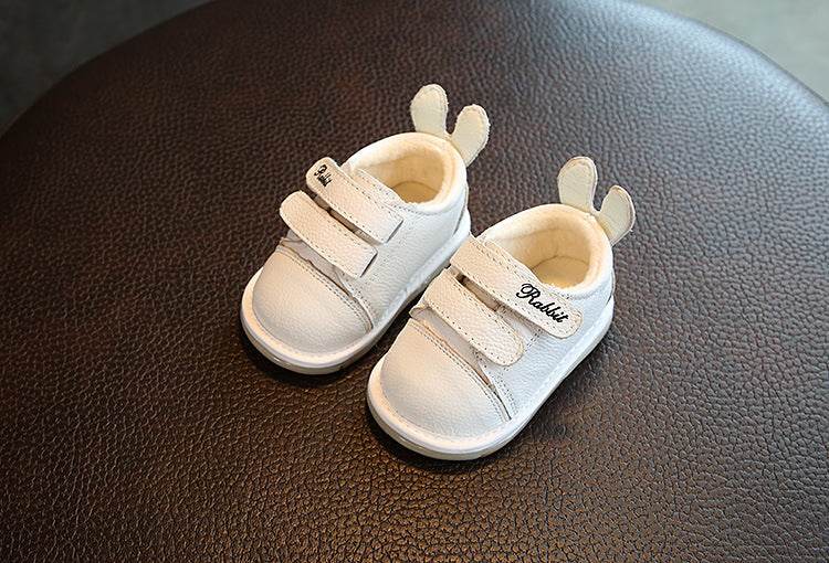 Leather casual shoes female baby autumn Child Baby Toddler shoes soft bottom shoes 0-2 - Mubimart