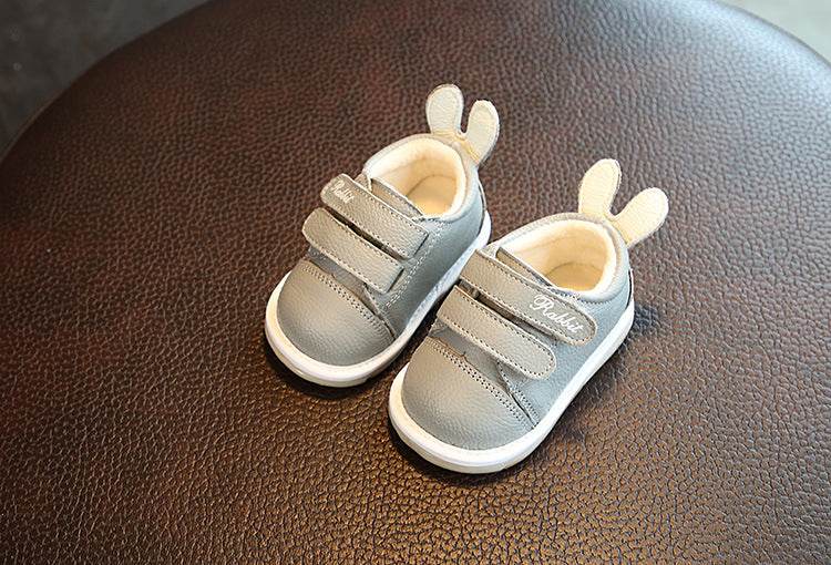 Leather casual shoes female baby autumn Child Baby Toddler shoes soft bottom shoes 0-2 - Mubimart