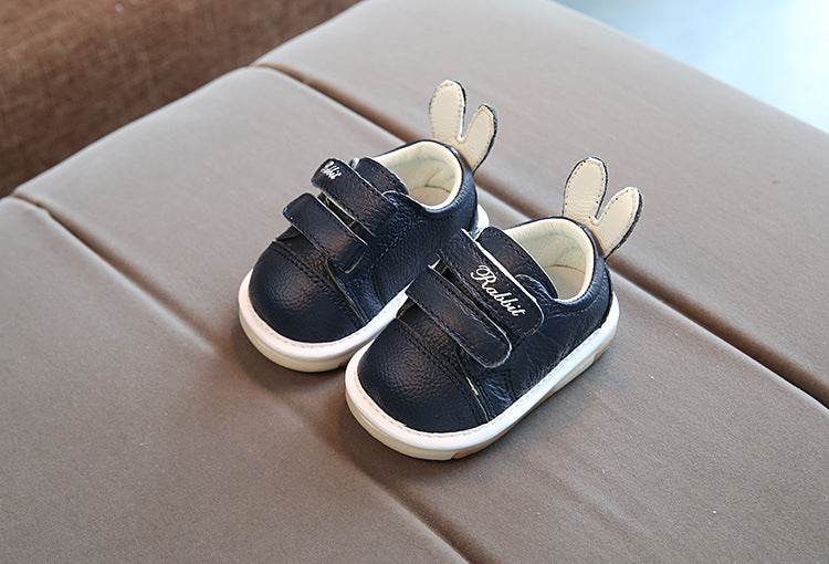 Leather casual shoes female baby autumn Child Baby Toddler shoes soft bottom shoes 0-2 - Mubimart