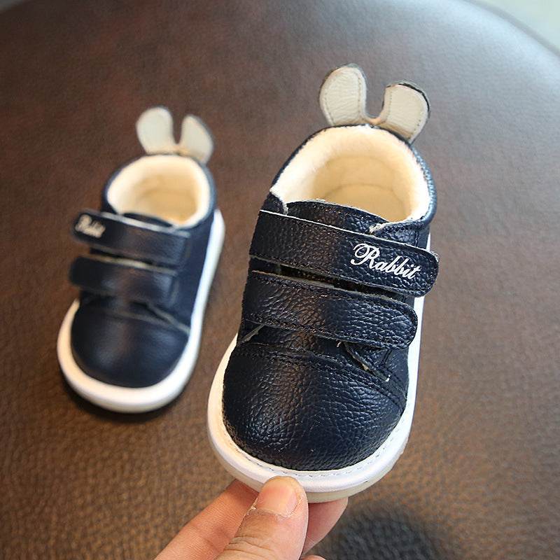Leather casual shoes female baby autumn Child Baby Toddler shoes soft bottom shoes 0-2 - Mubimart