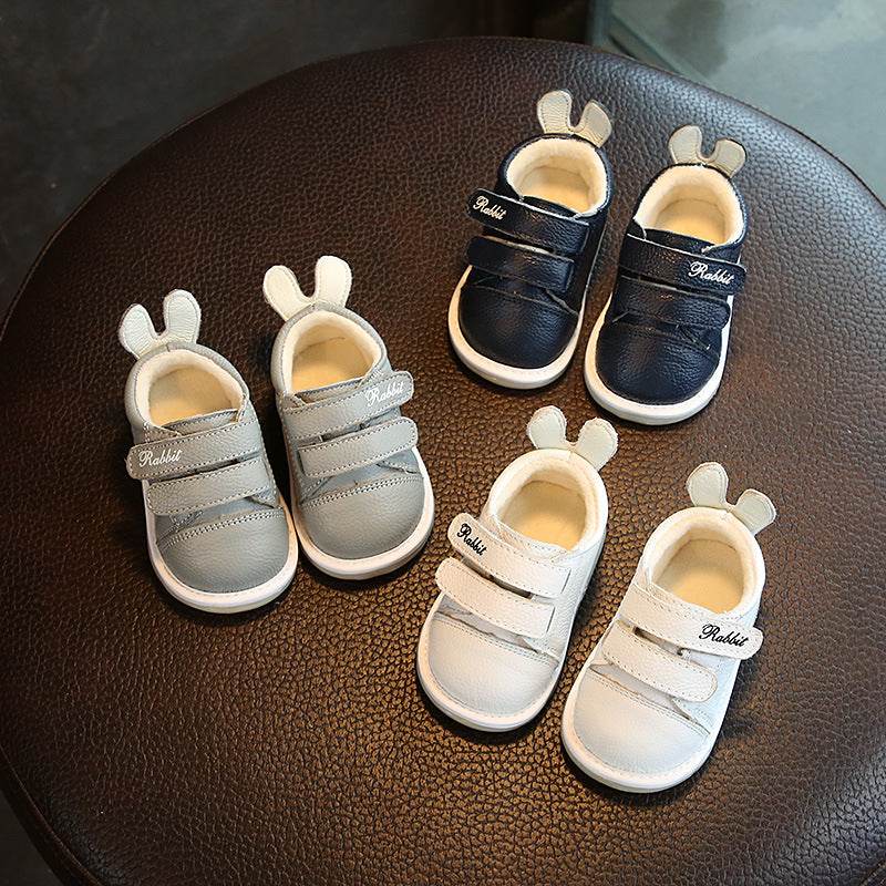 Leather casual shoes female baby autumn Child Baby Toddler shoes soft bottom shoes 0-2 - Mubimart