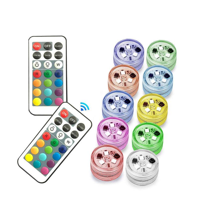 Led Highlight Three Diamond Aquarium Lights Aquarium Lights Rgb Remote Control Decorative Lights - Mubimart