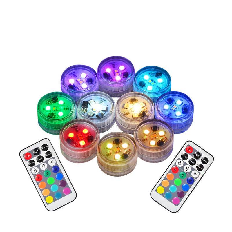 Led Highlight Three Diamond Aquarium Lights Aquarium Lights Rgb Remote Control Decorative Lights - Mubimart
