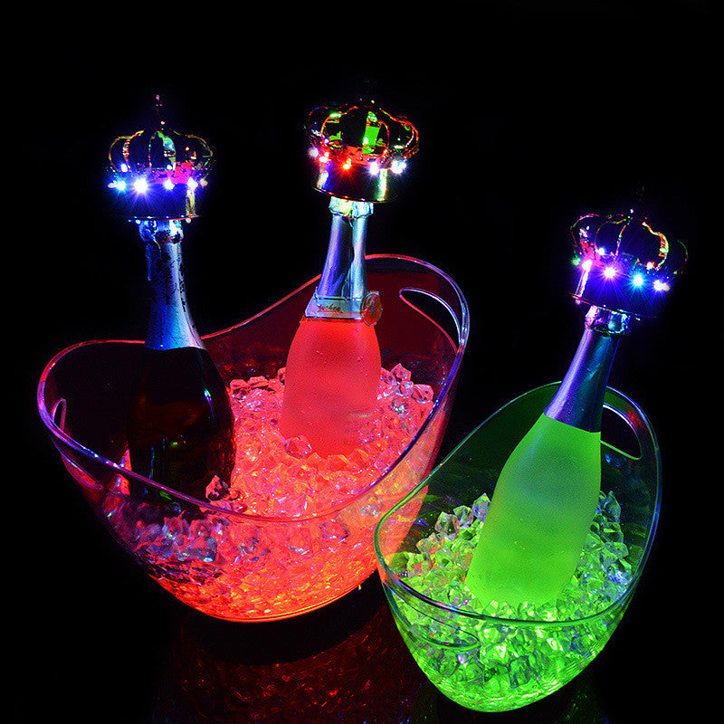 Led Ice Bucket Ingot Ice Bucket KTV Ice Bucket Luminous Ice Bucket - Mubimart -  