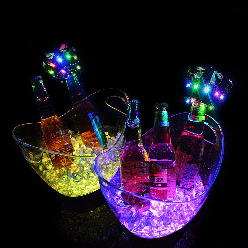 Led Ice Bucket Ingot Ice Bucket KTV Ice Bucket Luminous Ice Bucket - Mubimart -  