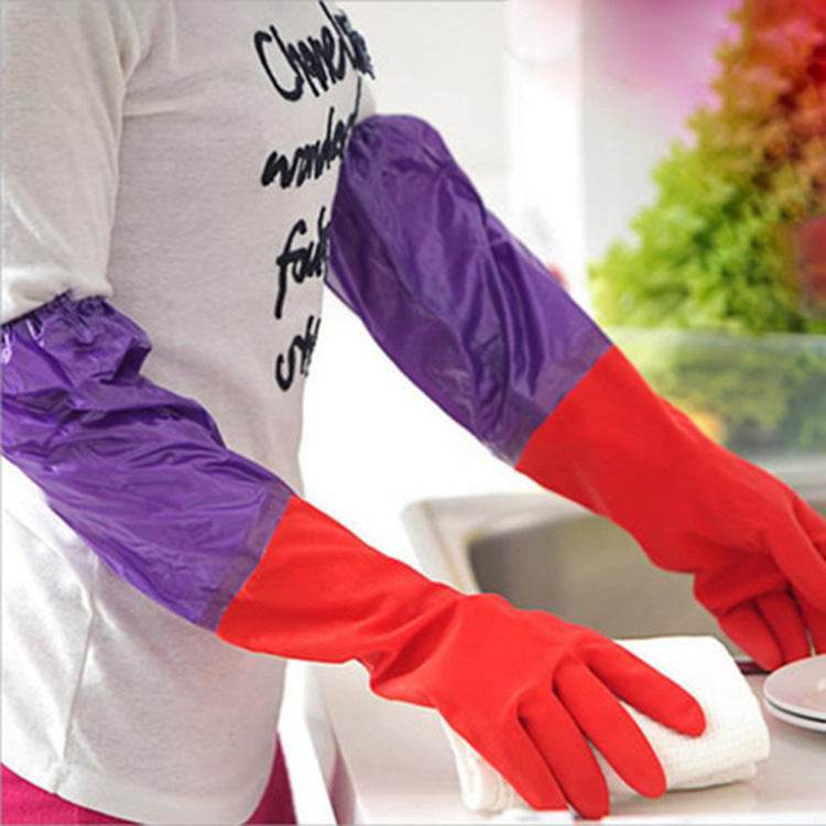 Lengthened waterproof gloves - Mubimart
