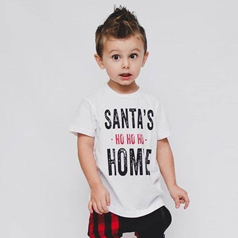 Letter print t-shirt - Mubimart