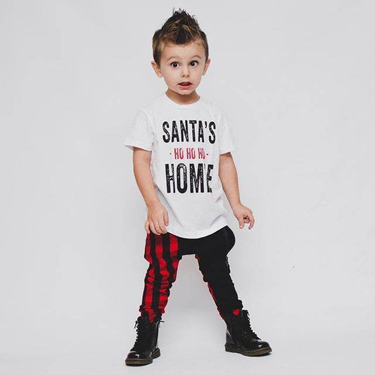 Letter print t-shirt - Mubimart