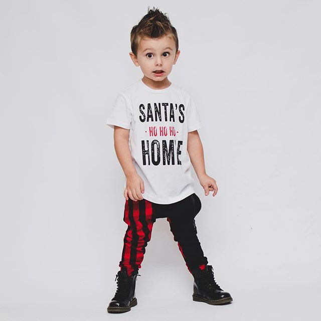 Letter print t-shirt - Mubimart - Boys T-shirt 