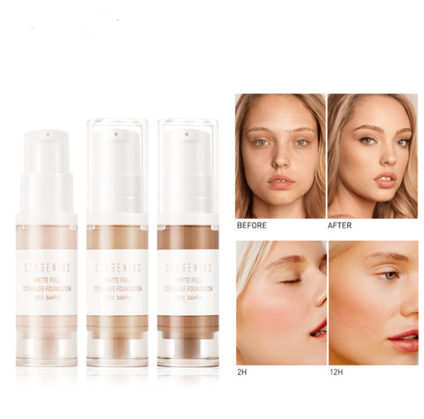 Lightweight Concealer Liquid Foundation - Mubimart