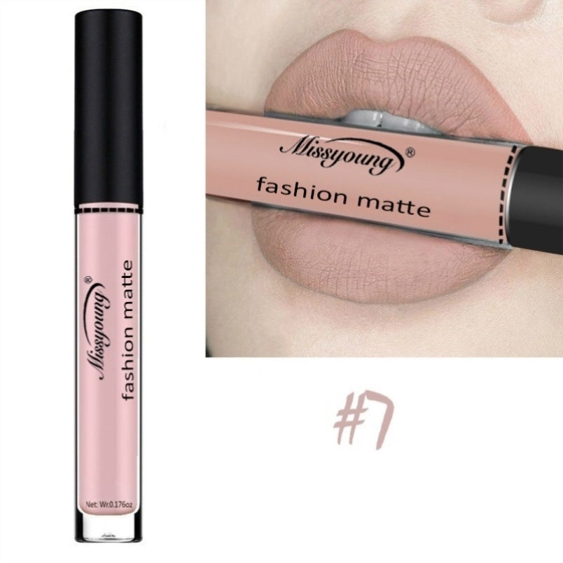 Lip Gloss Liquid Lipstick Non-Stick Cup Matte Makeup Llipstick - Mubimart -  