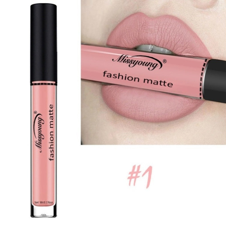 Lip Gloss Liquid Lipstick Non-Stick Cup Matte Makeup Llipstick - Mubimart -  