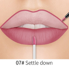 Lip Liner Matte Nonstick Cup Liquid Lipstick Double Lip Gloss Pen - Mubimart -  